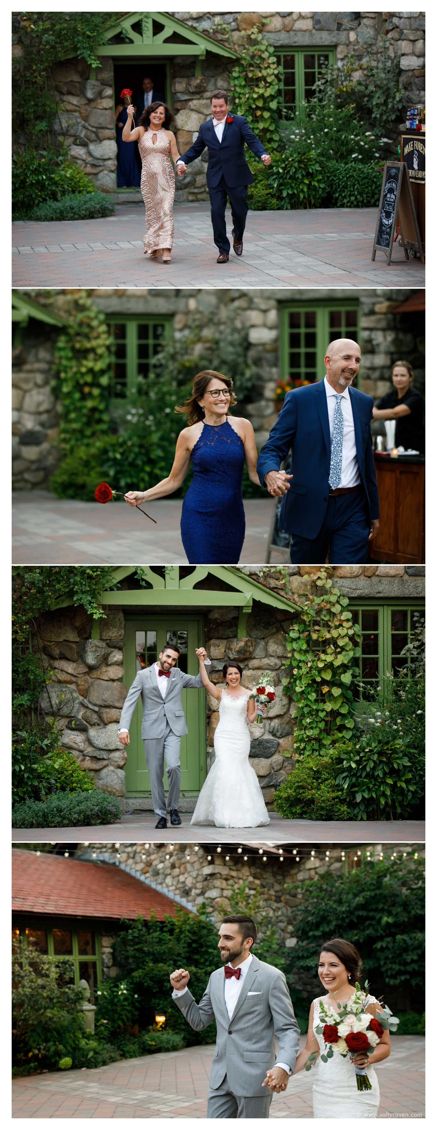 People come in with excitement to the reception at Willowdale Estate.